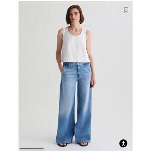 NWT AG Adriano Goldschmeid Stella Palazzo Jeans Size 26
